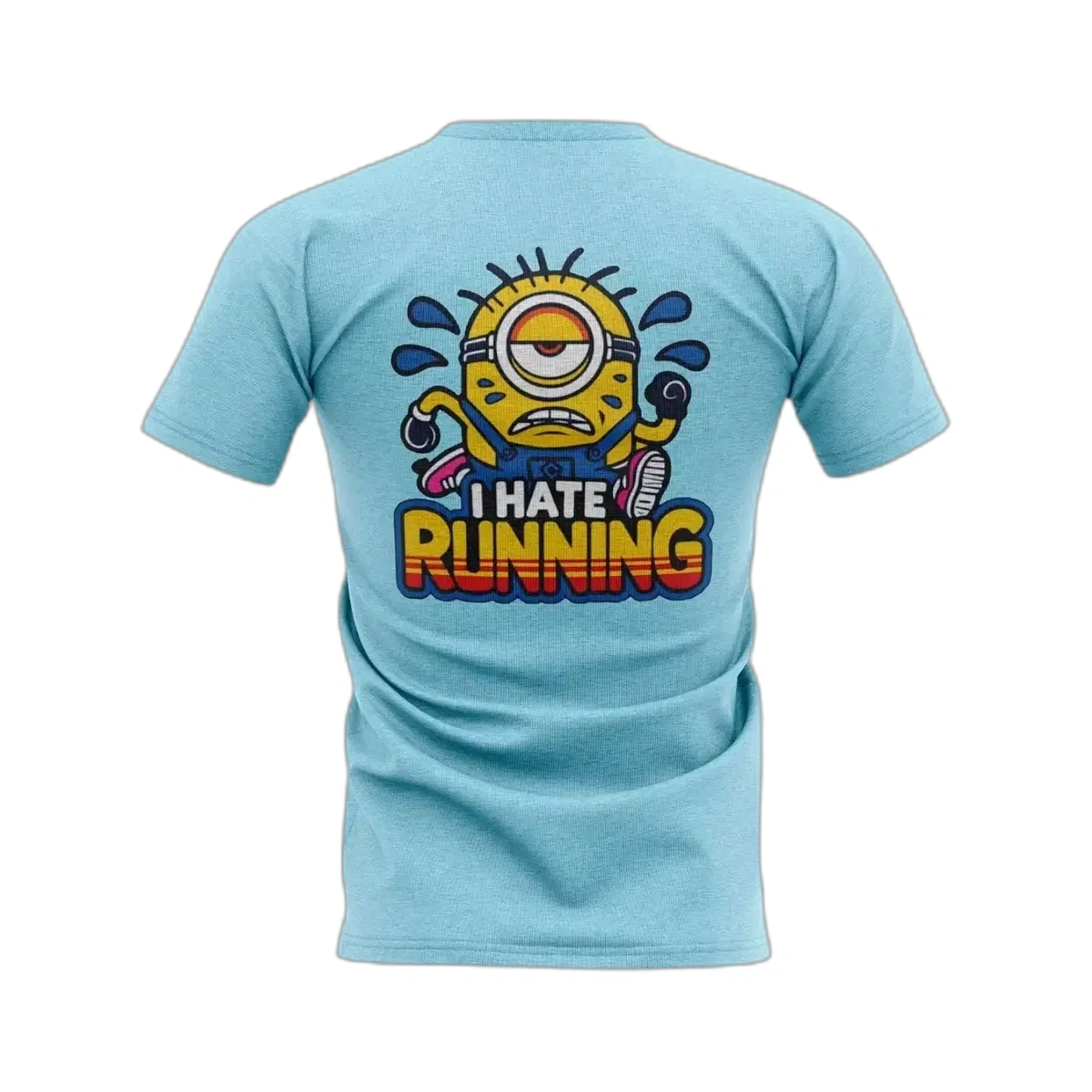 Camiseta-MINION-HATE-RUNNING-trasera