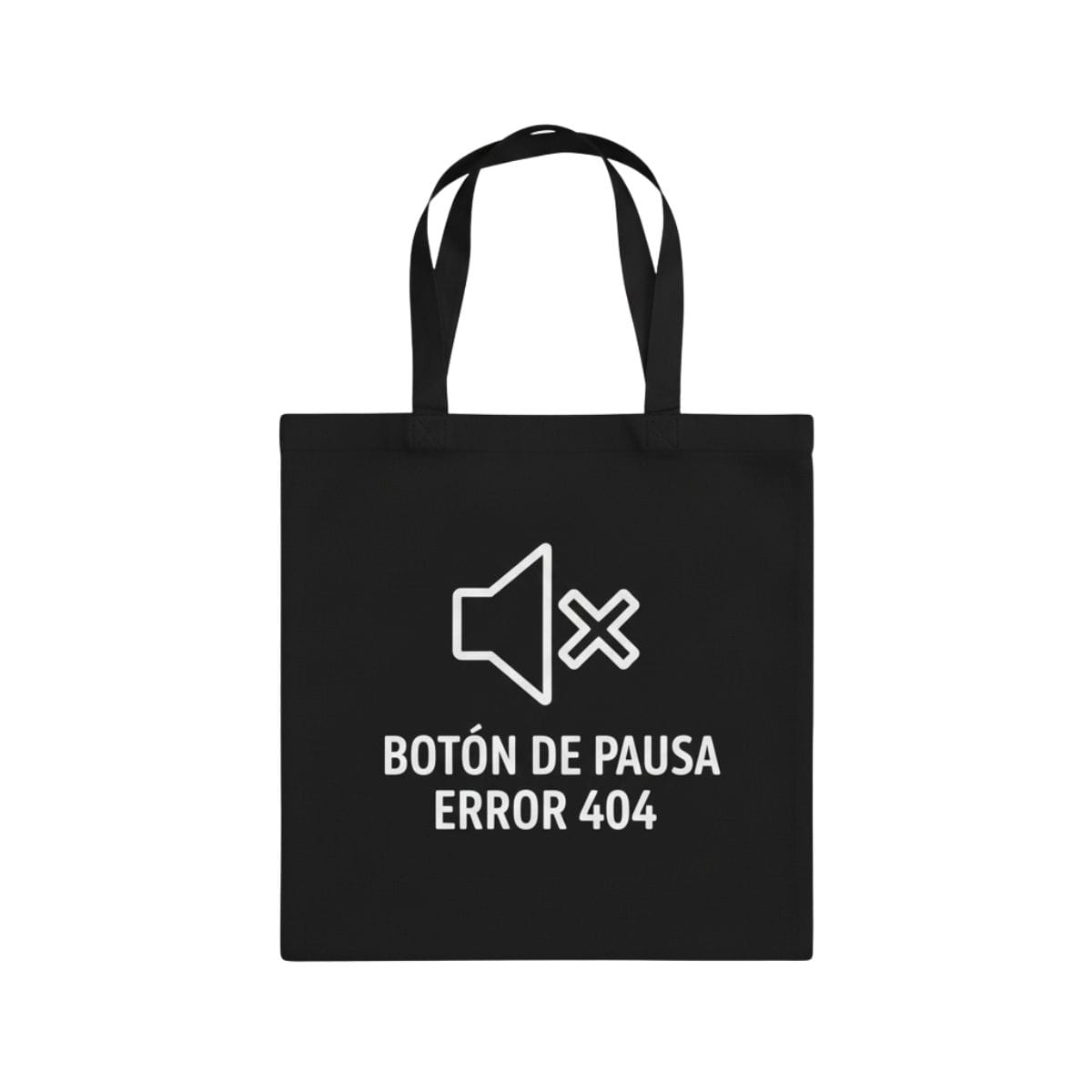 Tote Bag Botón de Pausa Error 404 Tote Bag Botón de Pausa Error 404