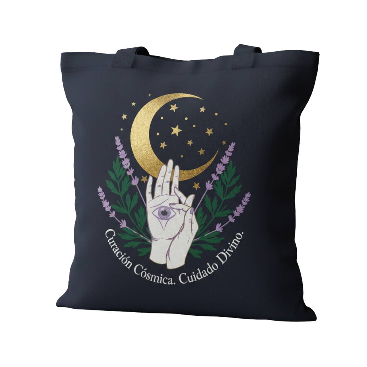 Tote Bag Curación Cósmica Cuidado Divino