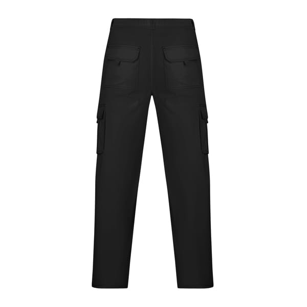 Pantalones costaleros negro atras